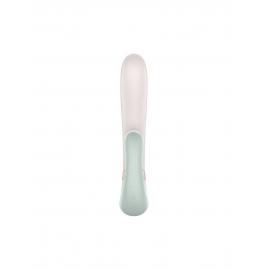 Смарт вібратор із підігрівом Satisfyer Heat Wave Mint - 2