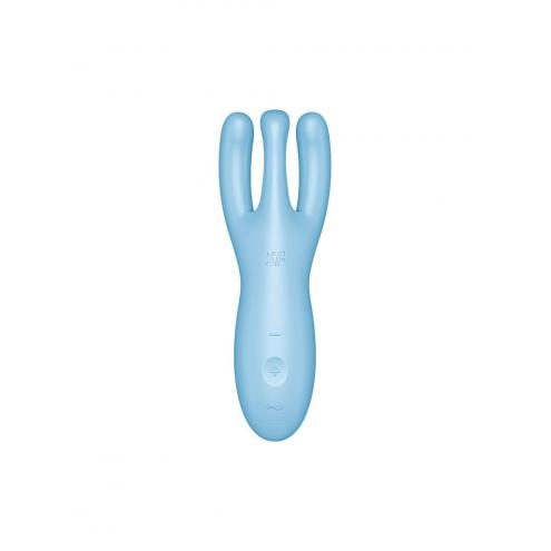 Клиторальный смарт вибратор Satisfyer Threesome 4 Blue