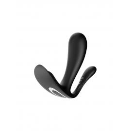 Подвійний смарт-вібратор Satisfyer Top Secret+ Black - 1