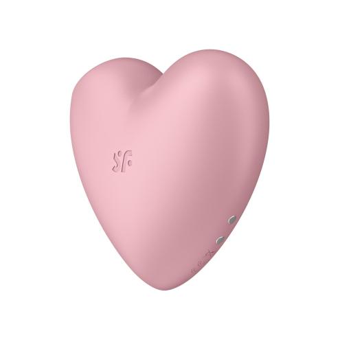 Вакуумный стимулятор Satisfyer Cutie Heart Light Red