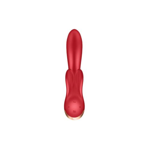 Вибратор кролик Satisfyer Double Flex Red