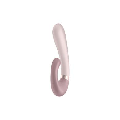 Смарт вібратор із підігрівом Satisfyer Heat Wave Mauve