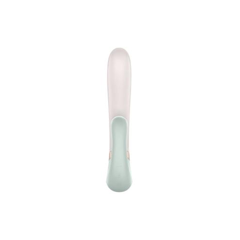 Смарт вібратор із підігрівом Satisfyer Heat Wave Mint