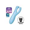 Клиторальный смарт вибратор Satisfyer Threesome 4 Blue