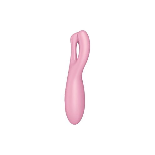 Клиторальный смарт вибратор Satisfyer Threesome 4 Pink