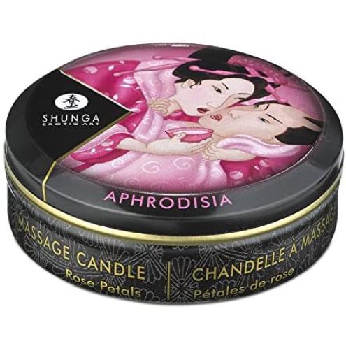 Массажная свеча Shunga MINI MASSAGE CANDLE - Rose Petals 30 мл