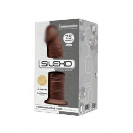 Фалоімітатор SilexD Henry Brown, двошаровий, силікон+Silexpan - 2