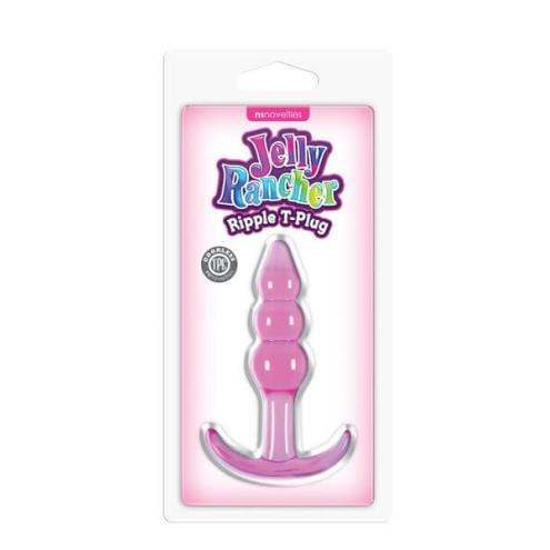 Плаг NS Novelties JELLY RANCHER T-PLUG RIPPLE, PINK