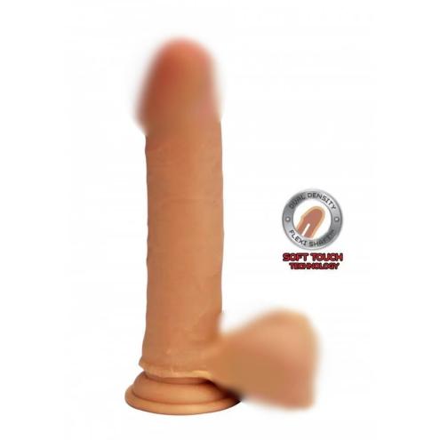 ToyJoy Get Real Dual Density Dildo 8 Inch Balls