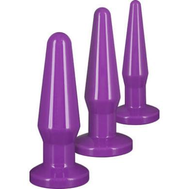 Набор анальных пробок Toy Joy Best Butt Buddies (пурпурный)