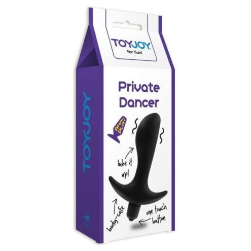 Анальна пробка з вібрацією Toy Joy Private Dancer, 8х3 см