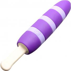 Xr Brands 10X Popsicle - Ticklin' Pink - вібратор фруктове морозиво 15,9х4 фіолетовий - 1