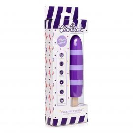 Xr Brands 10X Popsicle - Ticklin' Pink - вібратор фруктове морозиво 15,9х4 фіолетовий - 3