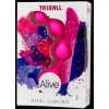 Анальные шарики Alive Triball pink