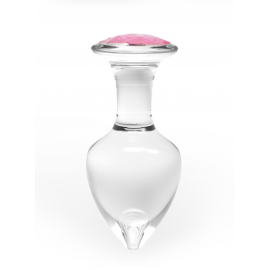 Стеклянная анальная пробка, размер М - 3