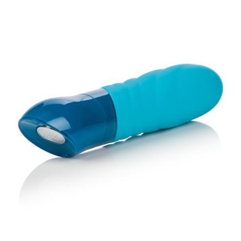 Классический вибратор KEY Vela Massager Robin Blue