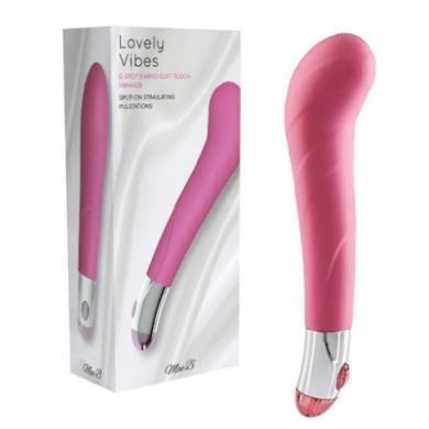 П.Стимулятор G-точки Mae B Lovely Vibes G-Spot Shaped Soft Touch Vibrator Pink 