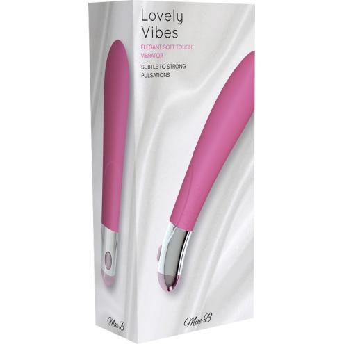 П.Вибратор Mae B Lovely Vibes Elegant Soft Touch Vibrator Pink