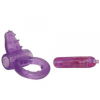 Насадка с вибрацией Nubby Clitoral Probe Cockring Lavender