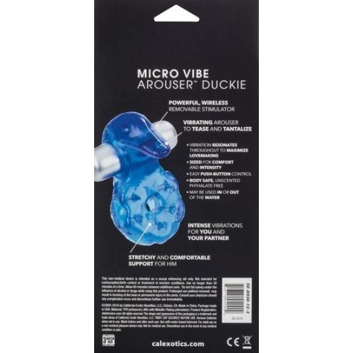 Эрекционное кольцо с вибрацией CalExotics Micro Vibe Arouser Duckie