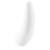 Вакуумный клиторальный стимулятор Satisfyer Curvy 2+ White