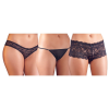 Женские трусики - 2310279 Briefs Set Black - M