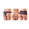 Набір трусиків - Cotelli Collection 2310503 Panty Set, black - L