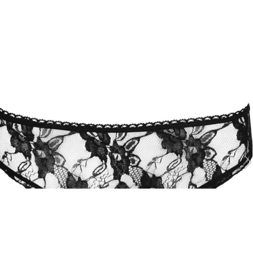 Женские трусики - 2310155 Crotchles Panties - black M