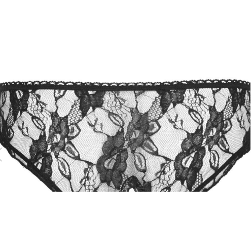 Женские трусики - 2310155 Crotchles Panties - black S