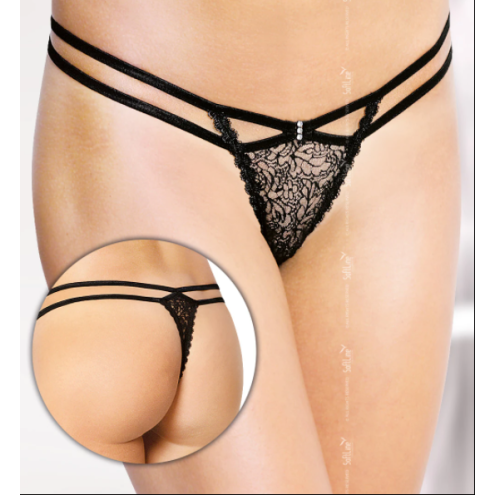 Женские стринги - G-String 2450, black, S/M