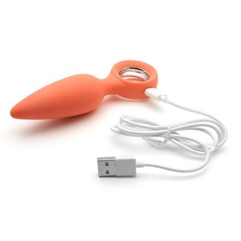 Анальна вібропробка Kiss Toy Orville Orange