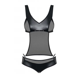 Боди Obsessive 823-TED-1 Черный S/M - 3