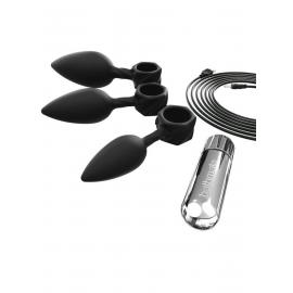 Набір анальних вібропробок Bathmate Anal Training Plugs Vibe - 3