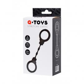 Силіконові наручники A-Toys By Toyfa, чорні - 1