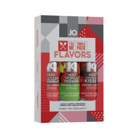 Набір System JO Tri-Me Triple Pack Flavors три різні смаки оральних мастил - 1