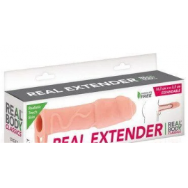 Насадка на член Real Body - Real Extender BEAST с приоткрытой головкой - 2