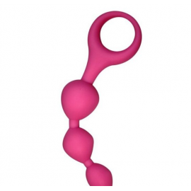 Анальні кульки Alive Triball pink - 3