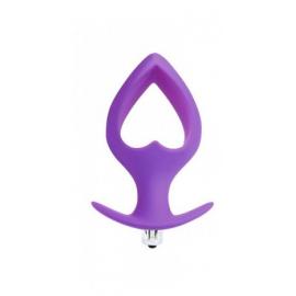 Полая анальная пробка Purple Heart, 10,5 см - 2