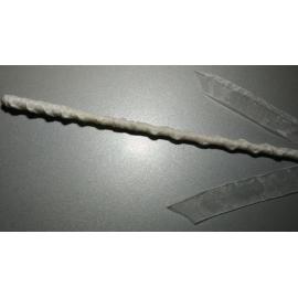 Шлепалка белая с лентой и заклепками - 3