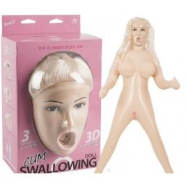 Реалистичная секс-кукла Cum Swallowing Doll Tessa Q - 1