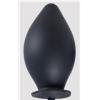 Надувна анальна пробка True Black Anal Plug