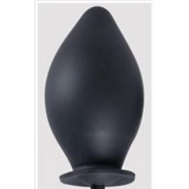 Надувна анальна пробка True Black Anal Plug - 3