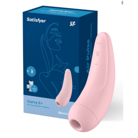 Вакуумний кліторальний стимулятор Satisfyer Curvy 2+ Pink - 1