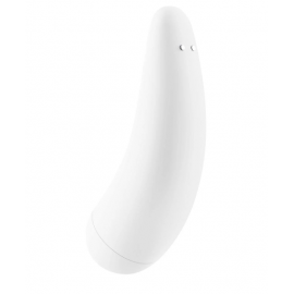 Вакуумный клиторальный стимулятор Satisfyer Curvy 2+ White - 5