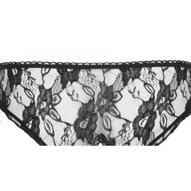 Женские трусики - 2310155 Crotchles Panties - black S - 6