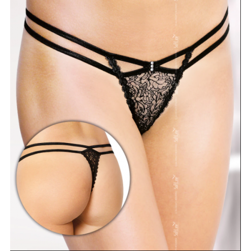 Женские стринги - G-String 2450, black, S/M