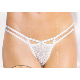 Женские стринги - G-String 2450, white, S/M - 2