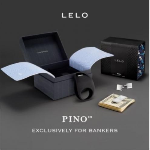 Подарочный набор для мужчин с эрекционным виброкольцом LELO Pino Federal Black