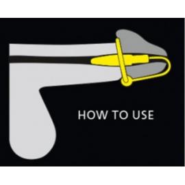 Эрекционное кольцо - Penis Plug with Glans Ring - 5