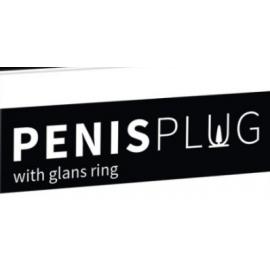 Эрекционное кольцо - Penis Plug with Glans Ring - 2